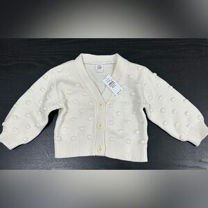 Baby Gap Pom Pom Knit Cardigan – Size 12–18 Months (NWT)